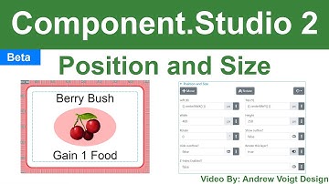 Position and Size - Component.Studio 2 - E6 (Beta)