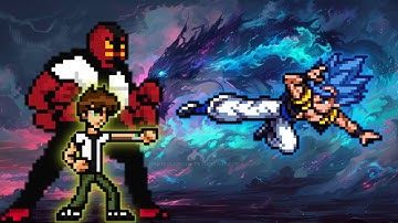 Ben 10 Classic V2 OP(All form)(New) VS Gogeta TP V3 OP(All Form) in Jump Force Mugen