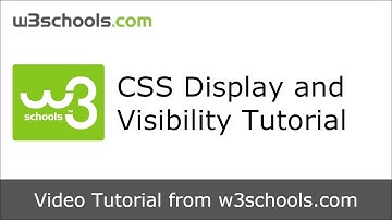 W3Schools CSS Display and Visibility Tutorial