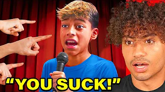 BOY GETS BULLIED FOR SINGING!