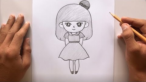 drawing for girls beautiful and easy step by step 🥰🥰