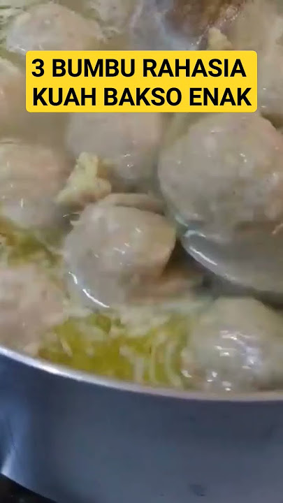 RESEP KUAH BAKSO ENAK DAN GURIH ##resepkuahbakso #kuahbakso #kuahbaksoenak #lastriasitungkir #short