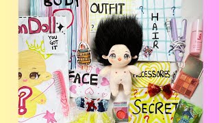 [Paper Diy💸] Real Cotton Doll Makeover Big Blind Bag! | ASMR #unboxing #Nobackgroundmusic