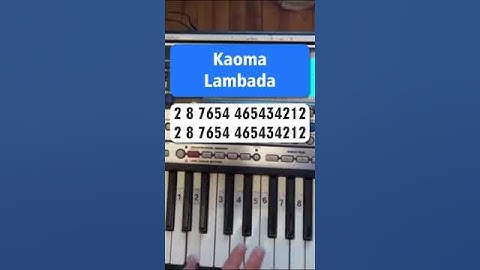 Thumbnail of Lambada Kaoma (Piano tutorial) #lambada #kaoma #piano #pianotutorial #shorts #pianolessons
