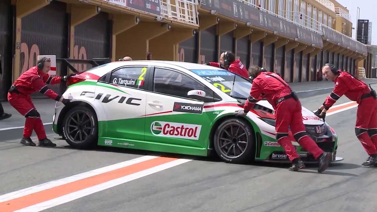 Dagelijks Rechtzetten komen Castrol Honda WTCC- winter testing in Valencia - YouTube