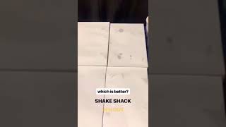 Which is Better? In’n’Out or Shake Shack? Settling a Bet By John Mayer