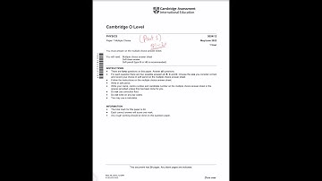 O level Physics 5054 May June 2022, Question Paper 1 variant 2 (5054-s22-qp-12), part1/2
