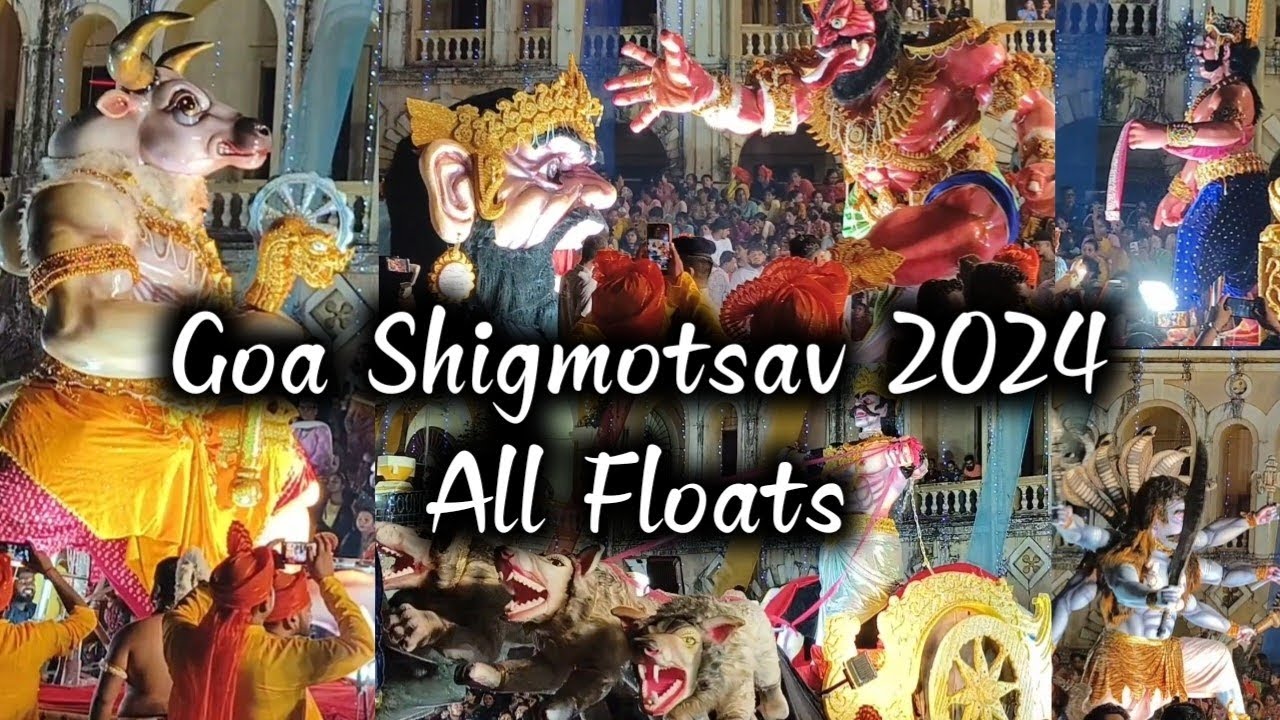 All Floats | Goa Shigmotsav 2024 | Preeky's Vlog | 2024 | Margao Shigmotsav