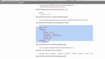 Adding a Runtime and Framework to Cloud Foundry