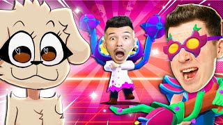 картинка: 🐶 БЕЛЛА vs. ВЛАДУС и КУПИК 😂 Говорящая Белла управляет МОЕЙ ЖИЗНЬЮ в Бравл Старс