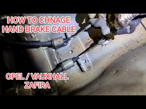 How to Change Hand Brake Cable on Opel / Vauxhall ZAFIRA