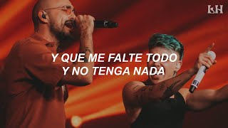 Luck Ra, Abel Pintos - QUE ME FALTE TODO (Letra)