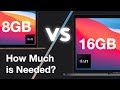 8GB VS 16GB RAM on the New M1 MacBook – How Much RAM do you need?