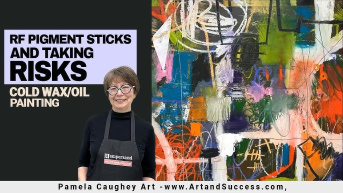 Using Oil Sticks for a Large Format Painting 