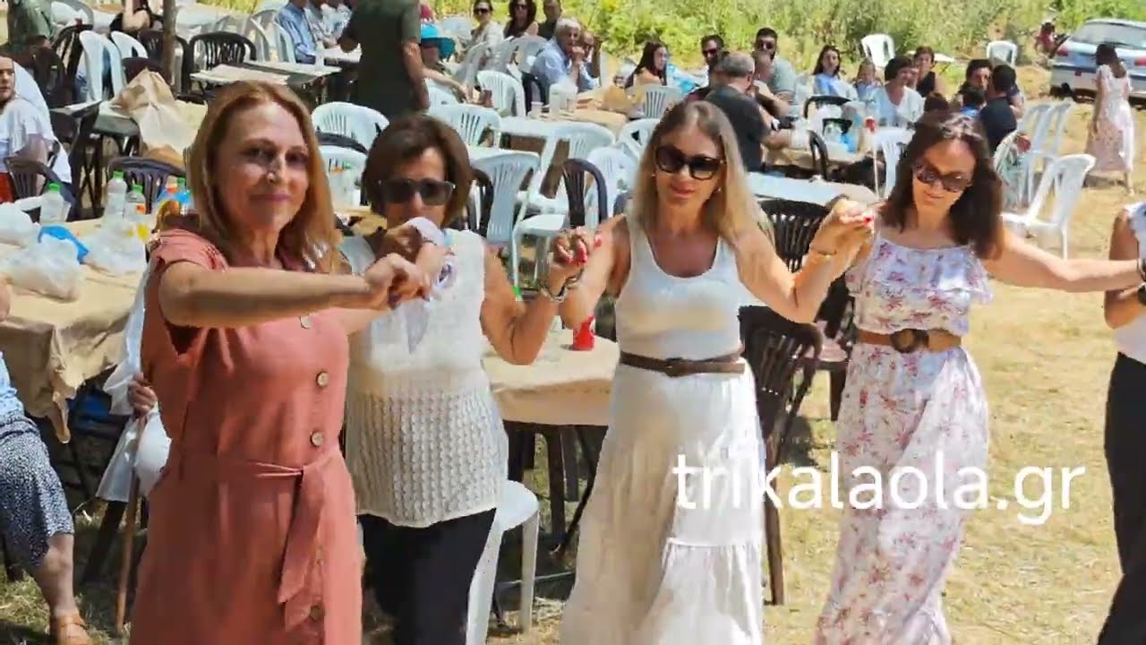 Στουρναραίϊκα Τρικάλων Πανηγύρι Προφήτη Ηλία παραδοσιακό γλέντι χορός μέρος 5ο Κυριακή 20-7-2025