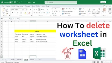 how to delete sheet in excel | how to delete worksheet in excel | delete sheet | excel