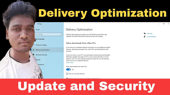 Delivery optimization service windows 10  using internet | Update and security