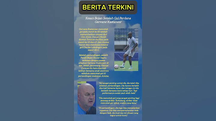 Kesan Bojan Setelah Gol Perdana kastaneer #sepakbolaindonesia #persib #beritaterkini