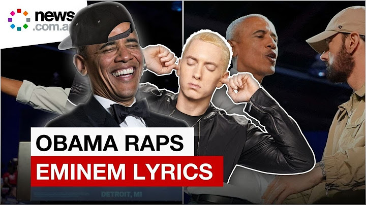 Obama raps Eminem lyrics at rally in Detroit