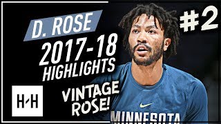 Derrick Rose VINTAGE Offense Highlights 2017-2018 (Part 2) - NEW Chapter!