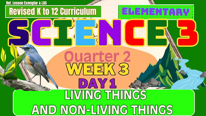 Grade 3 Science Q2 W3 D1 | Living and Non-Living Things | Revised K-12 MATATAG Curriculum
