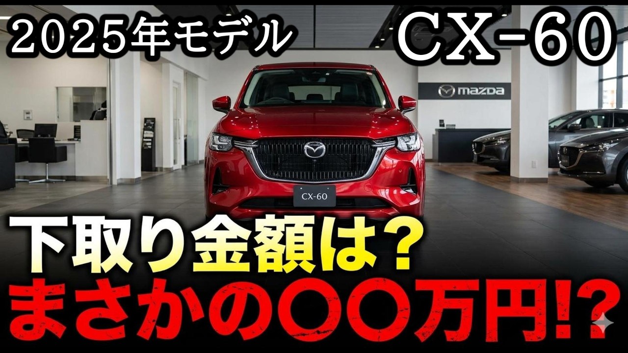 実額公開】CX-60を532万円で買って1年後…ディーラー下取りが〇〇万円で