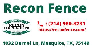 Fence Installation - Commercial OR Residential Property | Plano | Allen | Richardson | Recon Fence