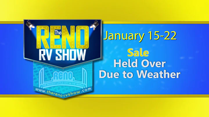 Reno RV Show Held Over until January 22, 2017