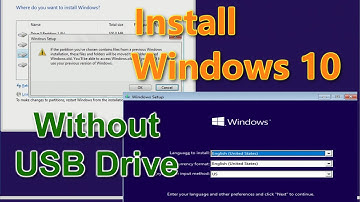 ✨How to install Windows 10\11 WITHOUT a USB flash drive ➡️The Simplest Method