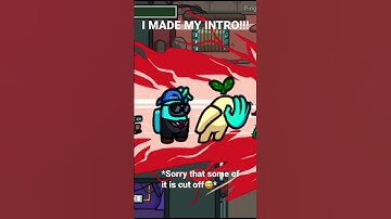 My new intro that i worked hard on 🥹