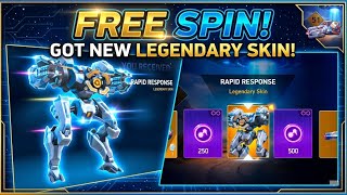 Rapid response legendary skin 😱 game play kya gajab Ka 😍 aapko kitni speed mein Mila 🔥 mech arena 🥰
