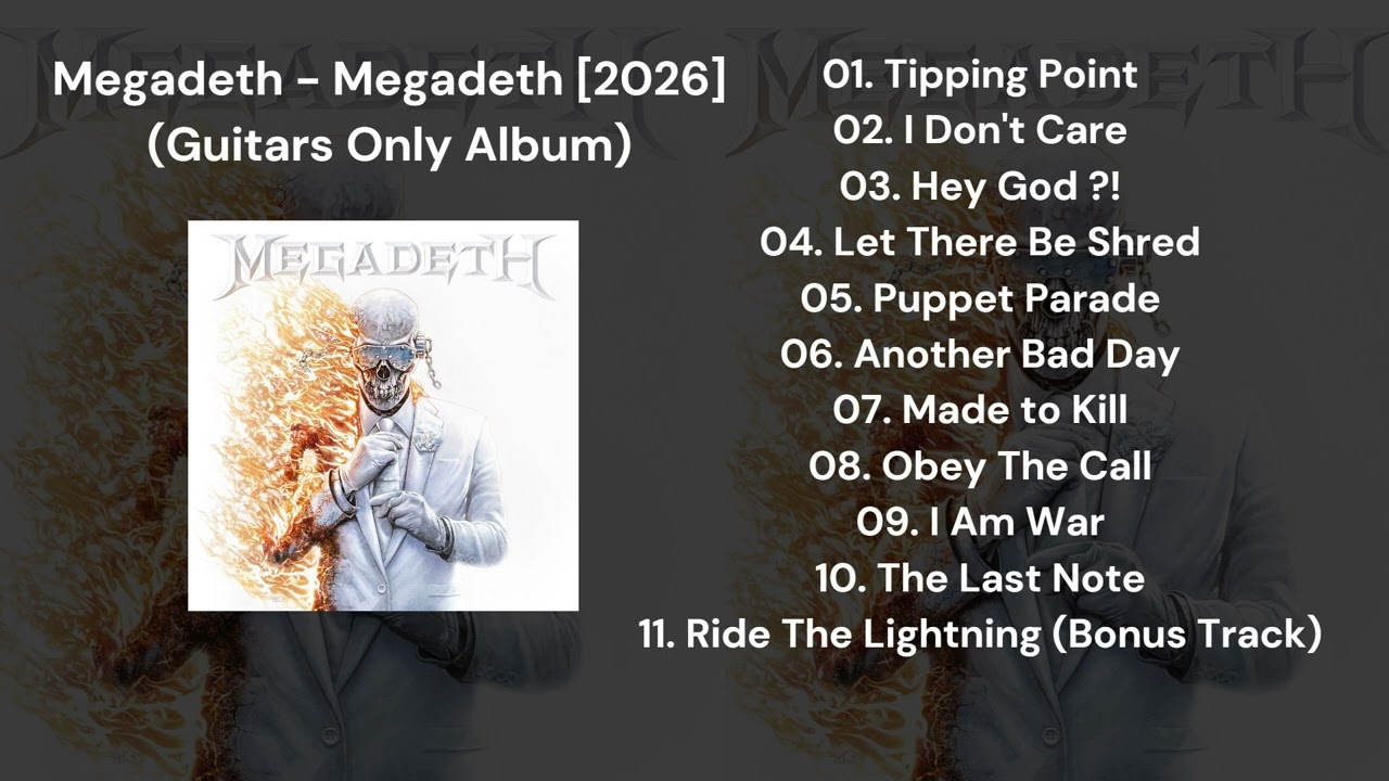 Megadeth - Megadeth [2026] (Guitars Only Album)