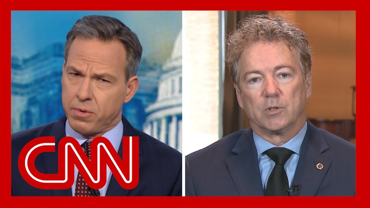 Jake Tapper to Sen. Rand Paul: Do you really think Trump cares about corruption?