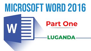 Microsoft Office Word 2016 Part 1 || Luganda Tutorial screenshot 3