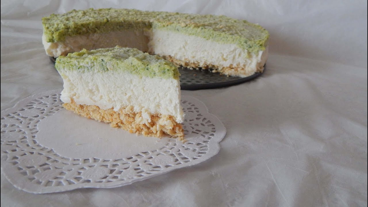 Cheesecake salata con pesto di zucchine - Savory cheesecake with zucchini pesto