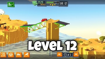 BUILD A BRIDGE LEVEL 12 (3 STAR)