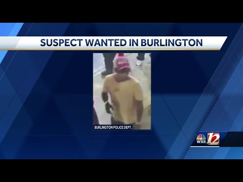 Burlington police searching