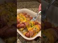 Cheesy Ranch Bacon-Crusted Sausage Bites 🥓🧀🌭