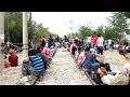 Macedoniagreece thousands of refugees stuck in nomans land