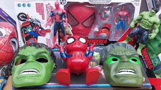 Unboxing & Review 5 Set Spiderman dan Hulk smash