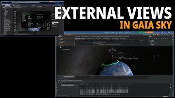 Gaia Sky - External view with back-buffer resolution multiplier