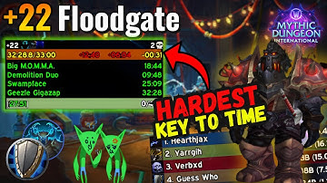 +22 Floodgate Is A Nightmare! | MDI Missed Count | Protection Warrior PoV!