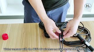 Water sensors with the WIFI 4G wireless module server software screenshot 5