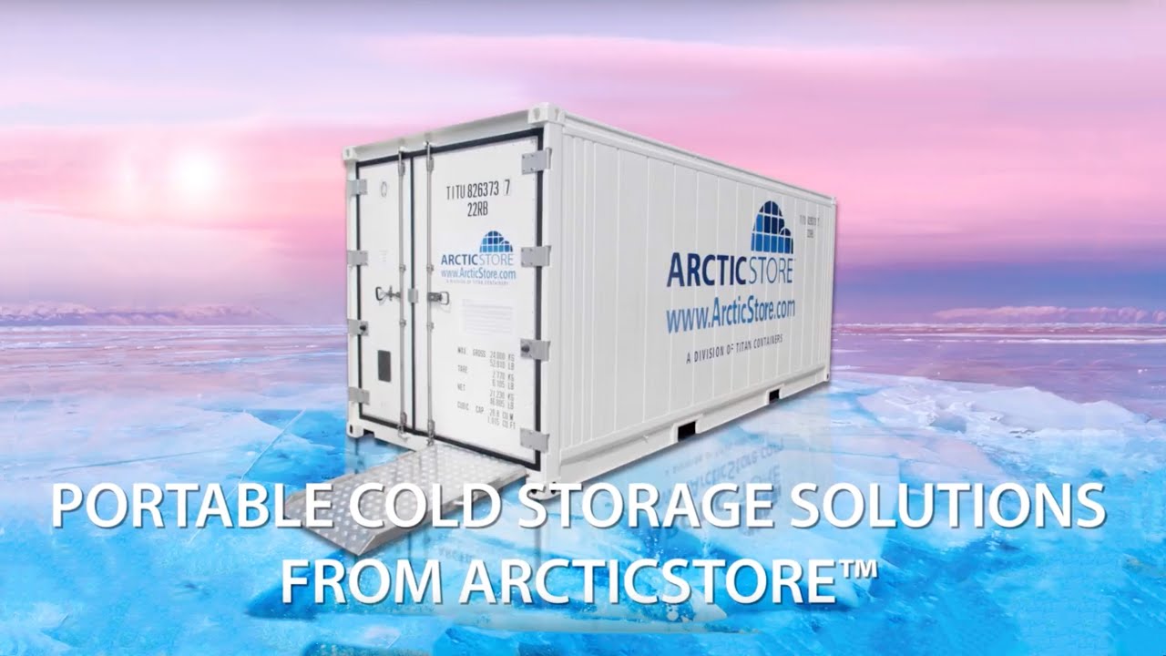 ArcticStore™ Portable cold storage│TITAN Containers - YouTube