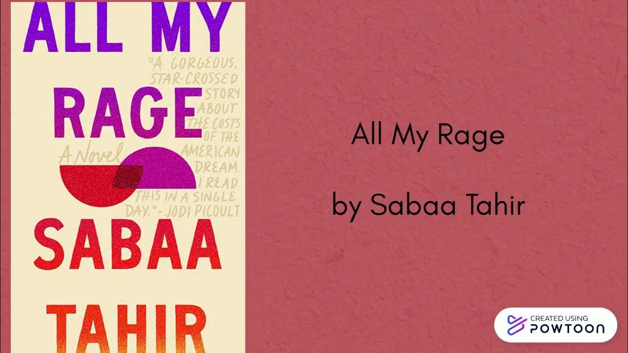 All My Rage By Sabaa Tahir Youtube