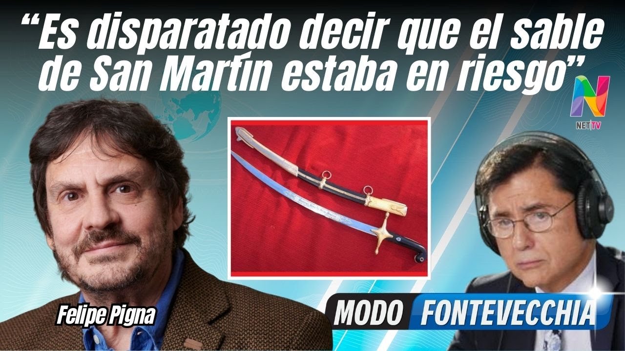 Felipe Pigna analizó la polémica por el traslado del sable de San Martín