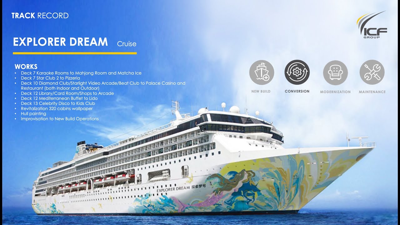 Explorer Dream - Cruise Ship Solutions by ICF Group