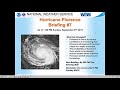 Hurricane Florence NWS Morehead City Sunday 130 PM Briefing