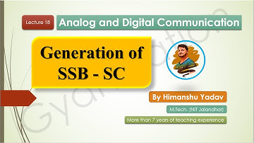Lecture 18: Generation of SSB - SC            #amplitudemodulation #modulation #analogcommunication