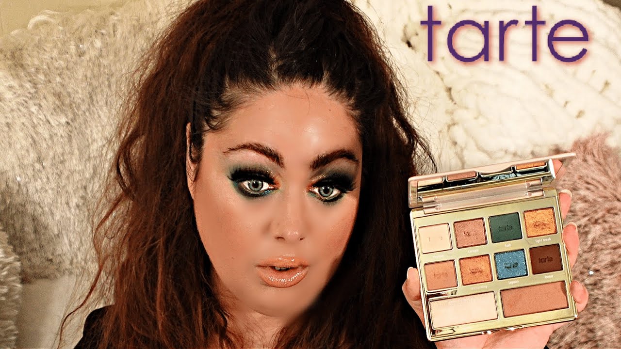 New Tarte Cosmetics Glamazon Palette Swatches review 2 looks